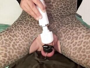 Sissy se corre en la jaula pequeña