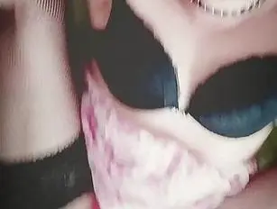 Teen tranny slut fucked hard and get facial