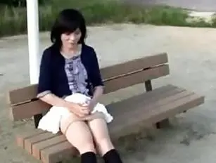Asian Shemale In Public - Cute Asian shemale loves fooling around and masturbating in public - Tranny .one