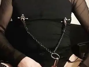 Kinky maso slut remote estim session June 10 2021 part 1