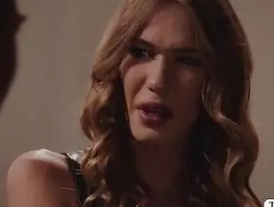 Skinny TS stepteen barebacked by stepdad